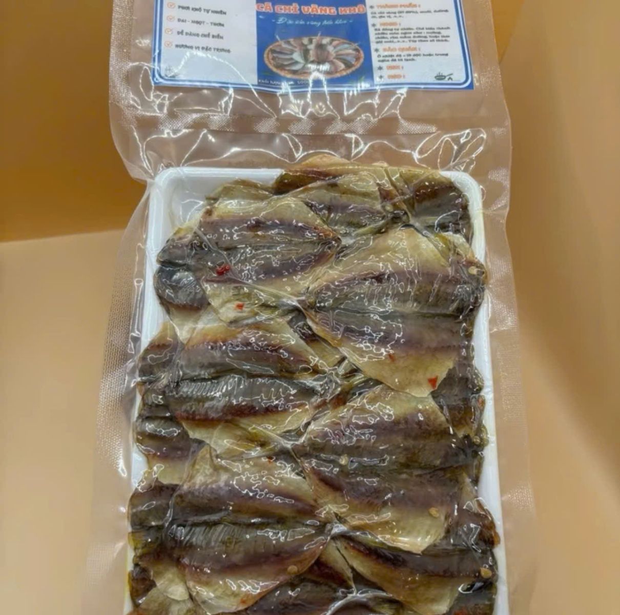 Cá Chỉ Vàng Phơi Khô Vị Miền Trung 500g